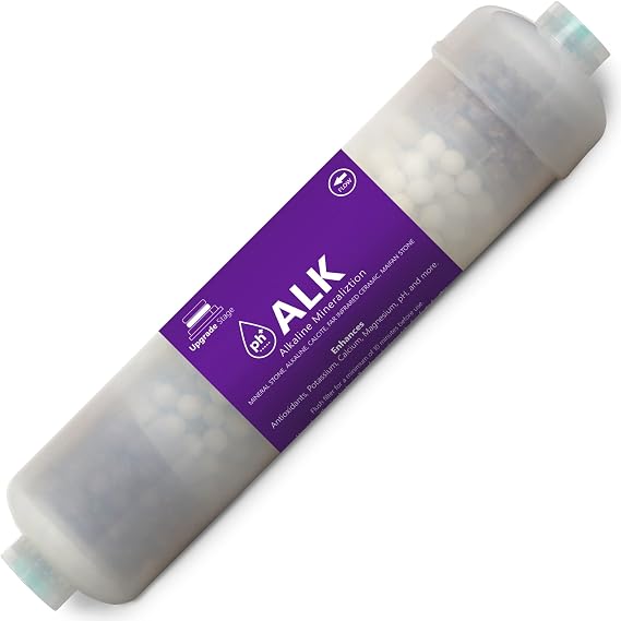 Express Water Alkaline Water Filter Replacement, 10 Inch, pH+, Mineral | Compatible with Under Sink and Reverse Osmosis Systems, Reduces Up to 99.99% Impurities, Enhances Antioxidant Levels