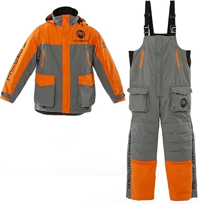 Nordic Legend Aurora Series Ice Fishing Suit, Insulated Bibs and Jacket, Waterproof Gear for Ice Fishing and Snowmobiling
