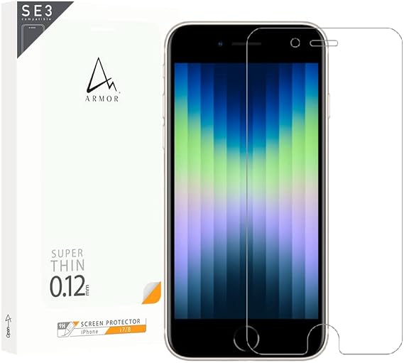 Armor Flexible Glass Screen Protector for iPhone SE3/SE2/8/7, 9H with HD