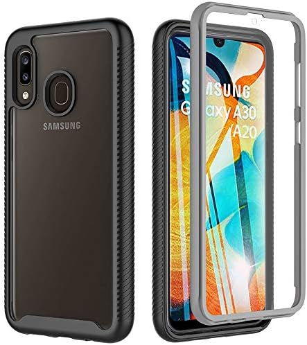 BESINPO for Samsung A20 Phone Case, Galaxy A20 Phone Case with Built-in Screen Protector Heavy Duty Full Body Rugged Armored Hybrid Bumper Case Protective Shockproof Case for Galaxy A20A30
