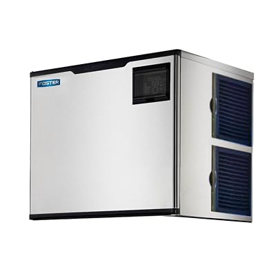 Foster Commercial Ice Maker 700 Pounds Per Day – Head Only – Stainless Steel, Industrial Modular Full Dice Ice Cube Machine, Quiet Operation, Air Cooling System, Self-Cleaning