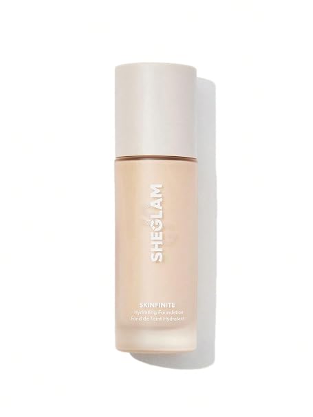 SHEGLAM Skinfinite Moisturising Foundation Flawless Dewy Coverage Invisible Pores Light Natural Non-Oily Soft Liquid Foundation Chantilly