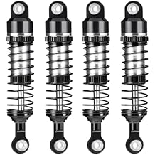 Shock Absorber Oil Damper 53mm for 1/18 RC Crawler Redcat Ascent18 Upgrade(Black)