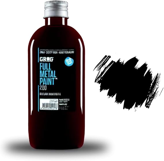 Grog Ink Full Metal Paint refill 200ml Black