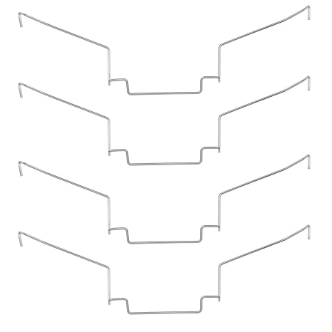 Lovelysp Fan Buckles CPU Heatsink Fan Buckles 12CM Wire Buckle Upper Hook Type Fixing Clips Computer Cooling Accessories-4PCS