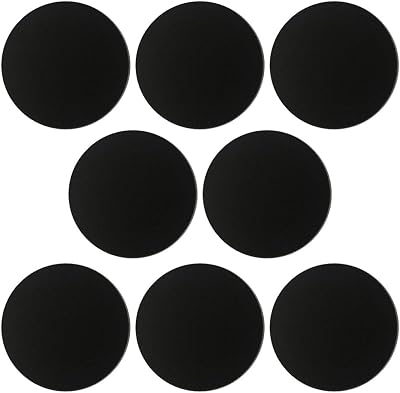 FUOYLOO Black Round Mandala Dotting Boards Sturdy Paper Pads for Mandala Painting and Drawing