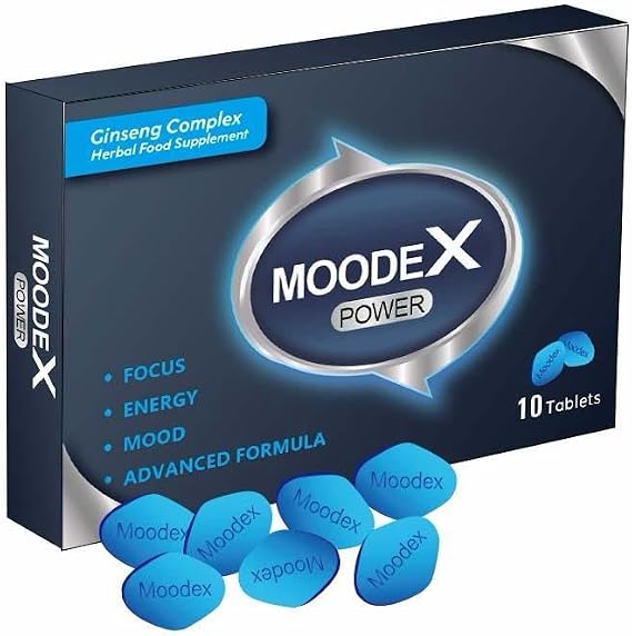 Power 10 Tablets | Stamina Mood Enhancing Tablets | Ginseng Blue Pills LIBIDO Booster for Men |Manufactured in The UK