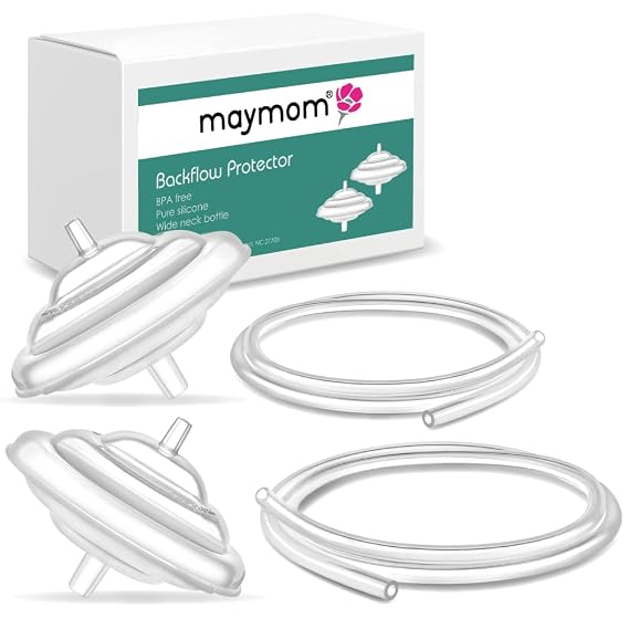 Maymom Replacement Backflow Protector Tubing Compatible with Spectra S1 S2 9 Plus Synergy Gold Replacement Pump Parts; Replace Spectra Backflow Protector Tubing