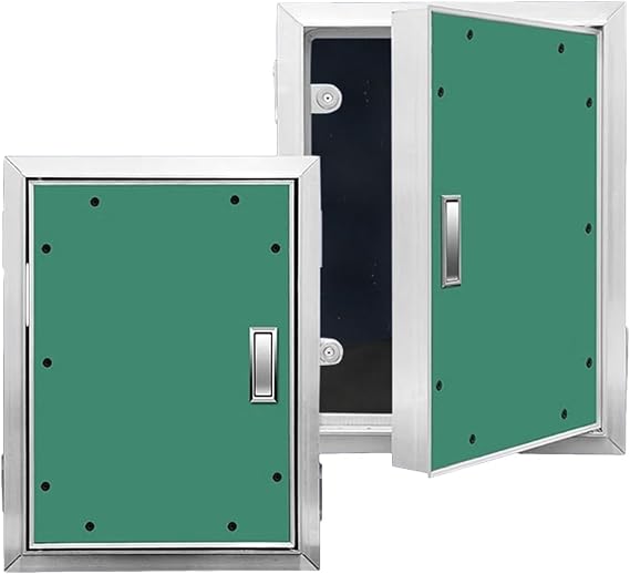 Thicken Access Panel for Drywall Concealed Plumbing Cables Access Doors Electrical and Plumbing Inspection Hatch Service Shaft Door((WxH) 35x40cm/14x16in)