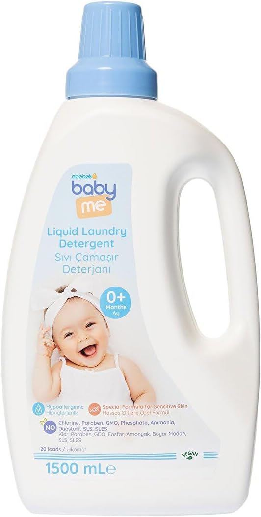 Baby&Me Sıvı Bebek Çamaşır Deterjanı 1500 ml
