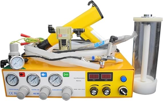 Electrostatic Powder Coating System Machine - Portable Powder Coating Paint Gun with W/Foot Switch Spraying Gun for Professional Results