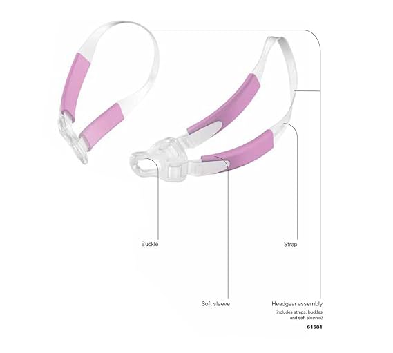 ResMed Swift FX Bella Headgear Assembly (Pink)