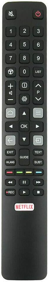 New - Remote Control 06-IRPT45-CRC802N for TCL Smart LED LCD TV 43P6US 50P6US 55P6US 65P6US 55X4US