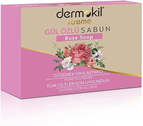 DERMOKİL Gül Özlü Katı Doğal Sabun 100 gr.