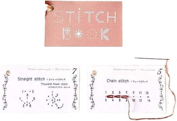 Creative Mini Sewing Book,New DIY Creative Mini Sewing Card Sewing Book Set,Elevate Your Sewing Skills,Learn Various Sewing Techniques,Gifts for Embroidery & Sewing Lovers & Beginners (1PCS)