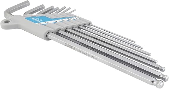 HOZAN Tool Allen Wrench W110 7Pcball St