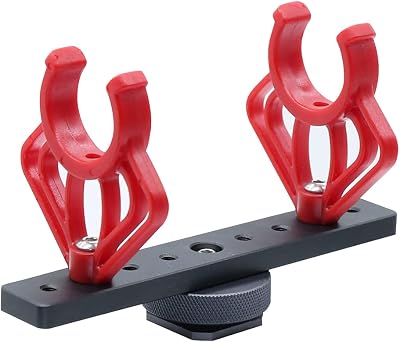 On Camera Microphone Shock Mount Holder Bracket Brackets M2