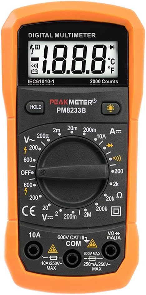 PM8233B Mini Digital Multimeter AC Voltage Detector