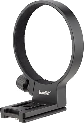 Haoge Tripod Mount Ring for Tamron 35-150 mm F2-2.8 Di III VXD A058 Lens and Sigma 100-400mm f5-6.3 DG OS HSM Lens for Canon EF Mount and Nikon F Mount Built-in Arca Type Plate