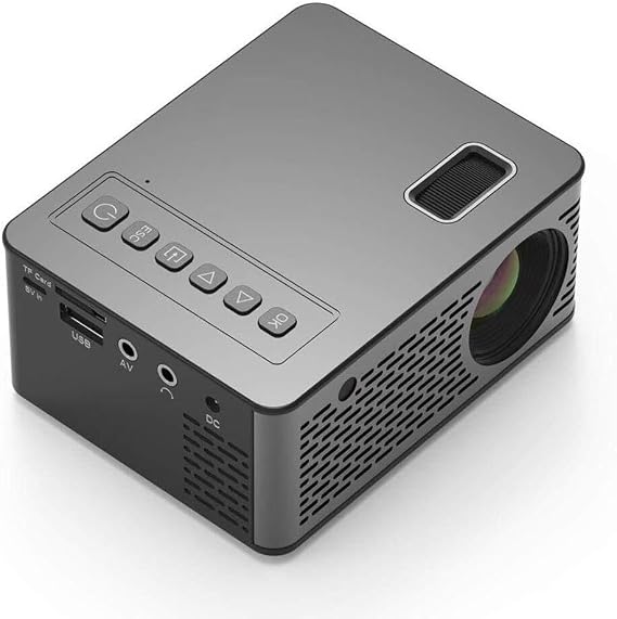 Mini Portable LED Projector, Full HD 1080P Home Theater Movie Projector, Compatible with TV Stick, Laptop, USB/TF/HDMI/AV Inputs, Compact Design
