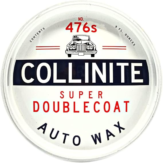 "Collinite 476 Super Doublecoat Wax-Carnauba + Polymer Sealant - High Gloss Shine + Ultra Durable Hydrophobic Beading & Long-Lasting Paint Protection for Cars, Trucks, and Motorcycles (9 fl oz)"