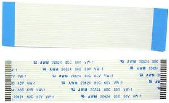 Micro SATA Cables AWM 20624 Ribbon Flex Cable 0.50 mm Pitch 28 Pin ZIF 50 mm