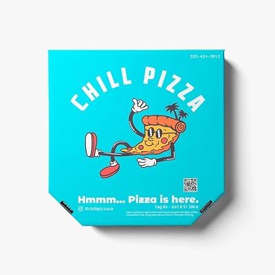 Customize pizza Box with Bevel Edge 10  10  2 Food-Grade Cardboard, Flute E Design, Perfect for Pizzerias and Restaurants, Durable, Eco-Friendly Packaging