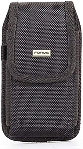 Swivel Case Phone Belt Clip Compatible with Kyocera DuraForce Pro Model - Holster Rugged Cover Pouch Canvas