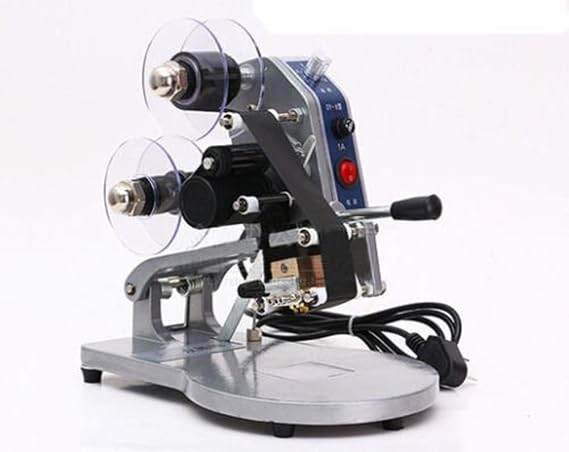 TOPCHANCES DY-8 Manual Date Marking Machine Direct Thermal Coder Label Printer Ribbon Coding Machine Hot Stamp Coder Expiry Date Machine