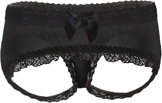 Sofishie Lace Midnight Bow-Tie Panties