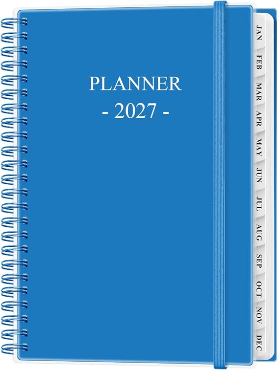 2027 Planner, Calendar Planner, Jan 2027 - Dec 2027, Weekly and Monthly