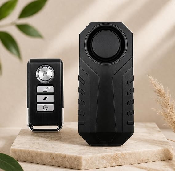 Uzaktan Kumandalı Bisiklet ve Motosiklet Alarmı 113dB – IP55 Su Geçirmez, 7 Seviye Hassasiyet, SOS Fonksiyonlu Güvenlik Alarm Sistemi