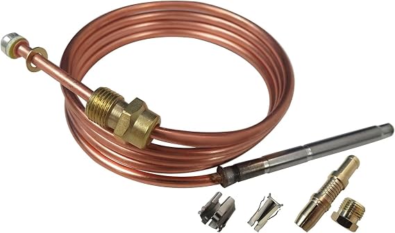 Thermocoupler (36") 914mm for R-obertshaw control valve 1980-036 Snap Thermostat Control Pilot Burner Assembly Replacement Fit Universal Thermocouple