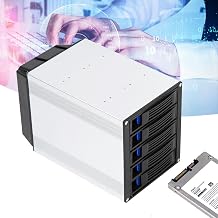 Hard Drive Enclosure 3 x 5.25 Drive Bays,5 x SATA 3.5 HDD or 5 x SATA 2.5 HDD or SAS HDD, Hard Drive Backplane,SATA IIIIII Hot-Swap,HDD Enclosure Hot Swap Cage