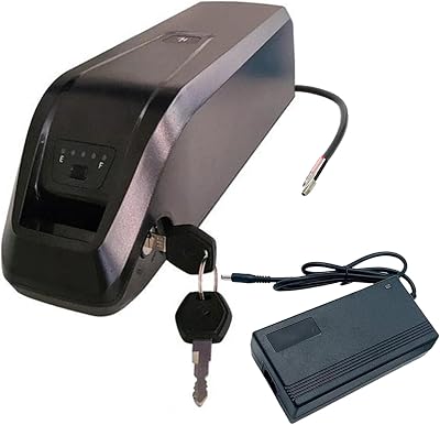 52V Lithium Battery 52V 8AH 10AH 13AH 15AH 17.5AH Lithium Ion Battery 52V Down Tube Battery with USB Port and Switch for 400W-950W Motor Kits