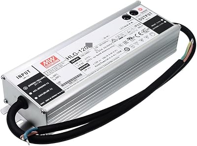 Mean Well HLG 120W 700mA LED Driver HLG-120H-C700A Switching Power Supply Converter Transformer with IP65 PFC Function Metal Case Constant VoltageCurrent