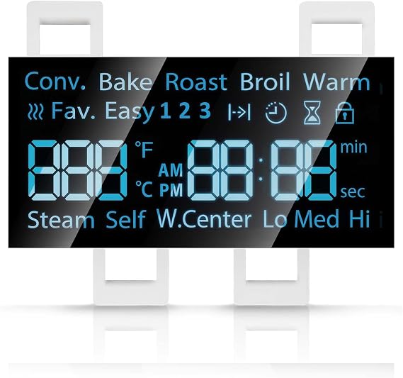 New DE07-00129A Range LED Display Board Fit for Samsung Electric Range - Oven/Stove, Better Than Oem Quality, Fits Model NE59J7630SB NE59J7630SG NE59J7630SS NE59J7630SW