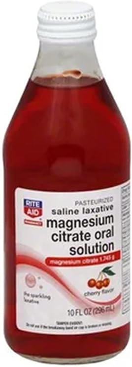 Rite Aid Magnesium Citrate Oral Solution, Cherry Flavor - 10 fl oz