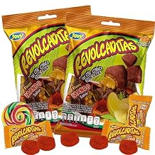 Sweetzo - Sweet and Spicy Hard Candies Covered in Chili Powder, Watermelon Flavored Individually Wrapped Mexican Candies for Sharing, Pinatas or Goody Bag Fillers, 6 ounce Bags, Pack of 2 (Watermelon)
