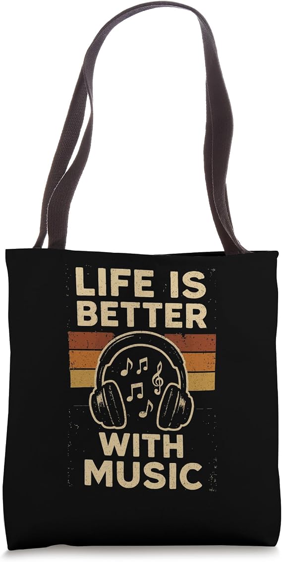 Life Is Better With Music Beat Makers Music Producer Mens Tote Bag