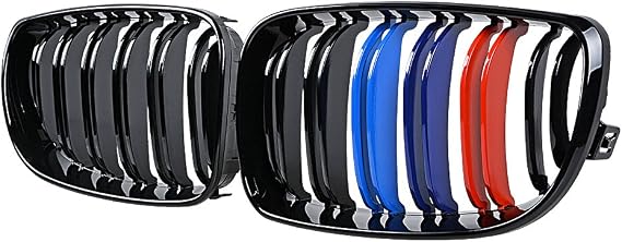 Kidney Grille for BMW E81 E87 E82 E88 - Glossy Black M Color