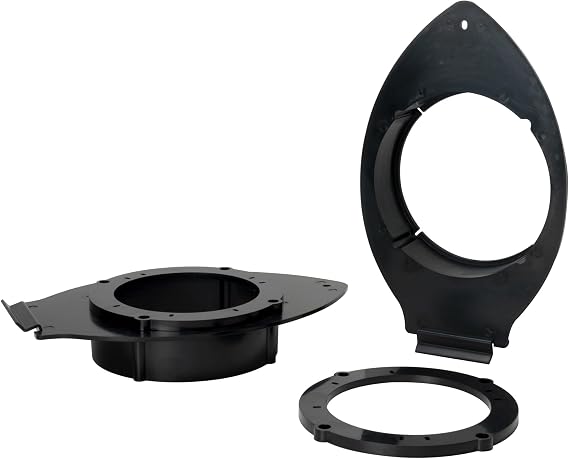 Scosche SAGMSV656 6.5-6.75 Speaker Adapters Compatible with Select 2014-2021 GM Trucks and SUVs - Adapter Brackets for 6 1/2" to 6 3/4" Car Speakers - Sold in Pairs - Does Not Fit 6X9 Speakers