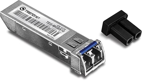 TRENDnet SFP to RJ45 Mini-GBIC Single-Mode LC Module, TEG-MGBS10