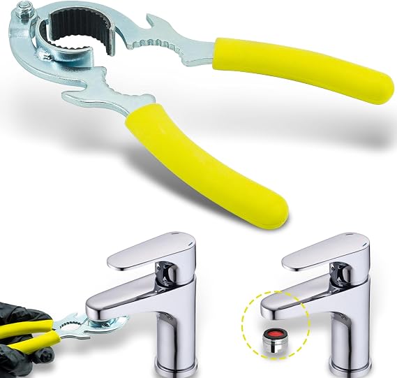 Faucet Wrench - Aerator Removal & Replacement Tool for Kitchen & Bathroom Sinks