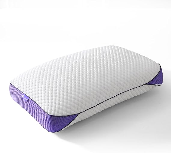 HOMELAB Cooling Adjustable Shredded Memory Foam Pillow, King 20x34, 1 Pack | Adjust the loft for side, back or stomach sleeping; the cooling removable cover adds comfort to the King 20x34 pillow.