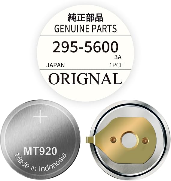 295-5600 MT920 Rechargeable Watch Battery - High-Capacity Eco-Drive Replacement for Citizen C650 E810 E811 7821 B620 Models (Includes Storage Case)