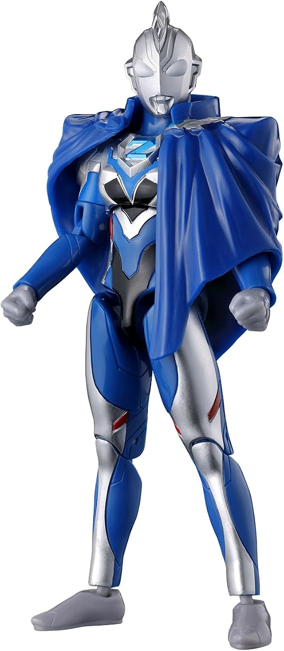 Bandai Ultra Action Figure NEO Ultraman Zet, Original New Generation Ultraman Cape Set, For Ages 3 and Up