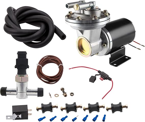 maXpeedingrods 28146 12V Electric Vacuum Pump Kit Brake Booster Vacuum Pump