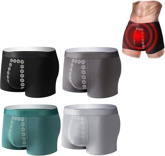 Men's Boxer Briefs Middle Waist Men's Underwear Pant | Three-dimensional U-shaped Design, Breathable and Quick-drying