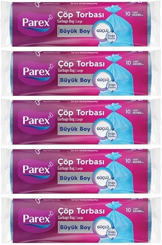 Parex Strong Garbage Bag Large Size 5 Pack